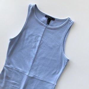 Forever21 Pastel Blue Paneled Bodycon Dress